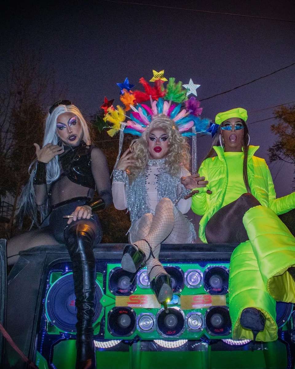 drag queens pussel online från foto
