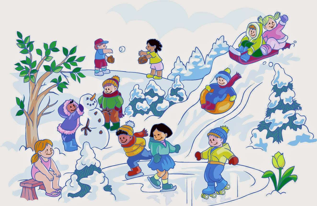 Zimní sporty puzzle online z fotografie