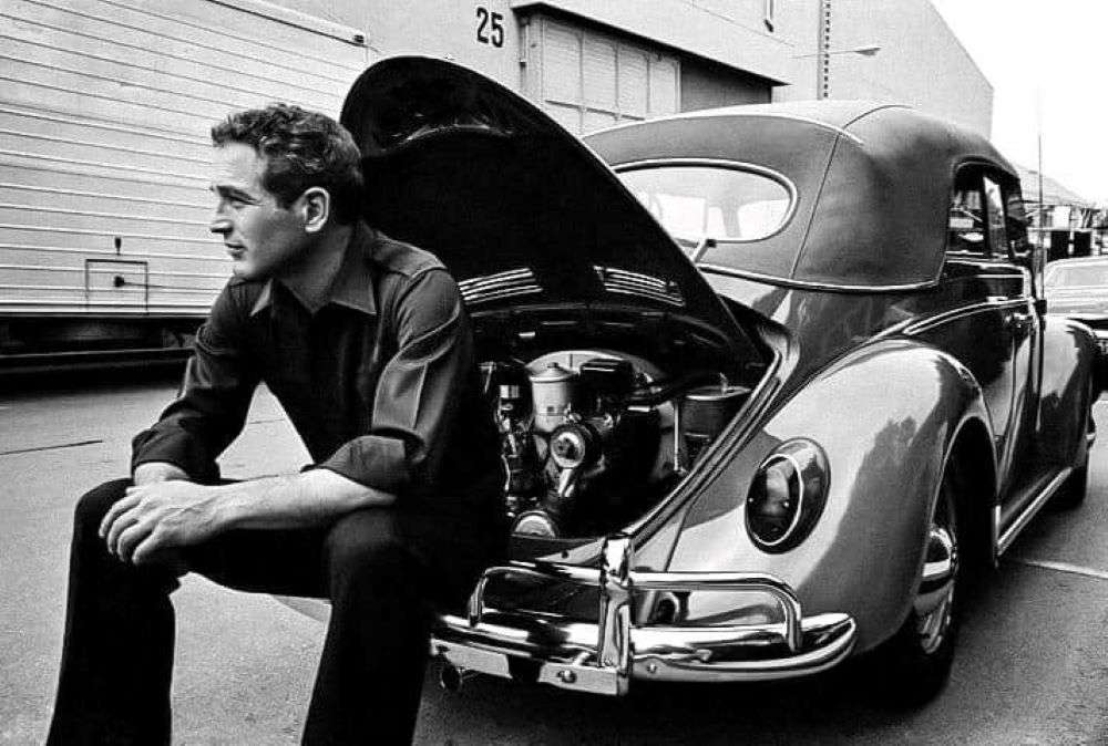 Paul and his VW puzzle online from photo