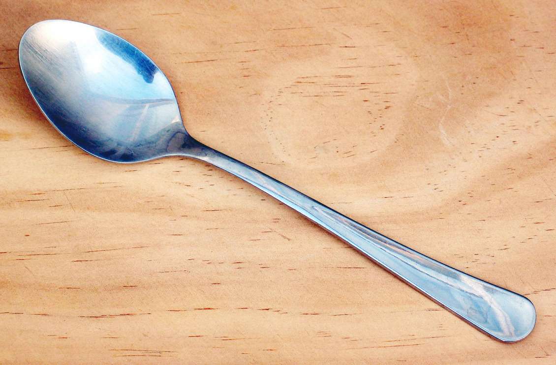 metal spoon puzzle online from photo