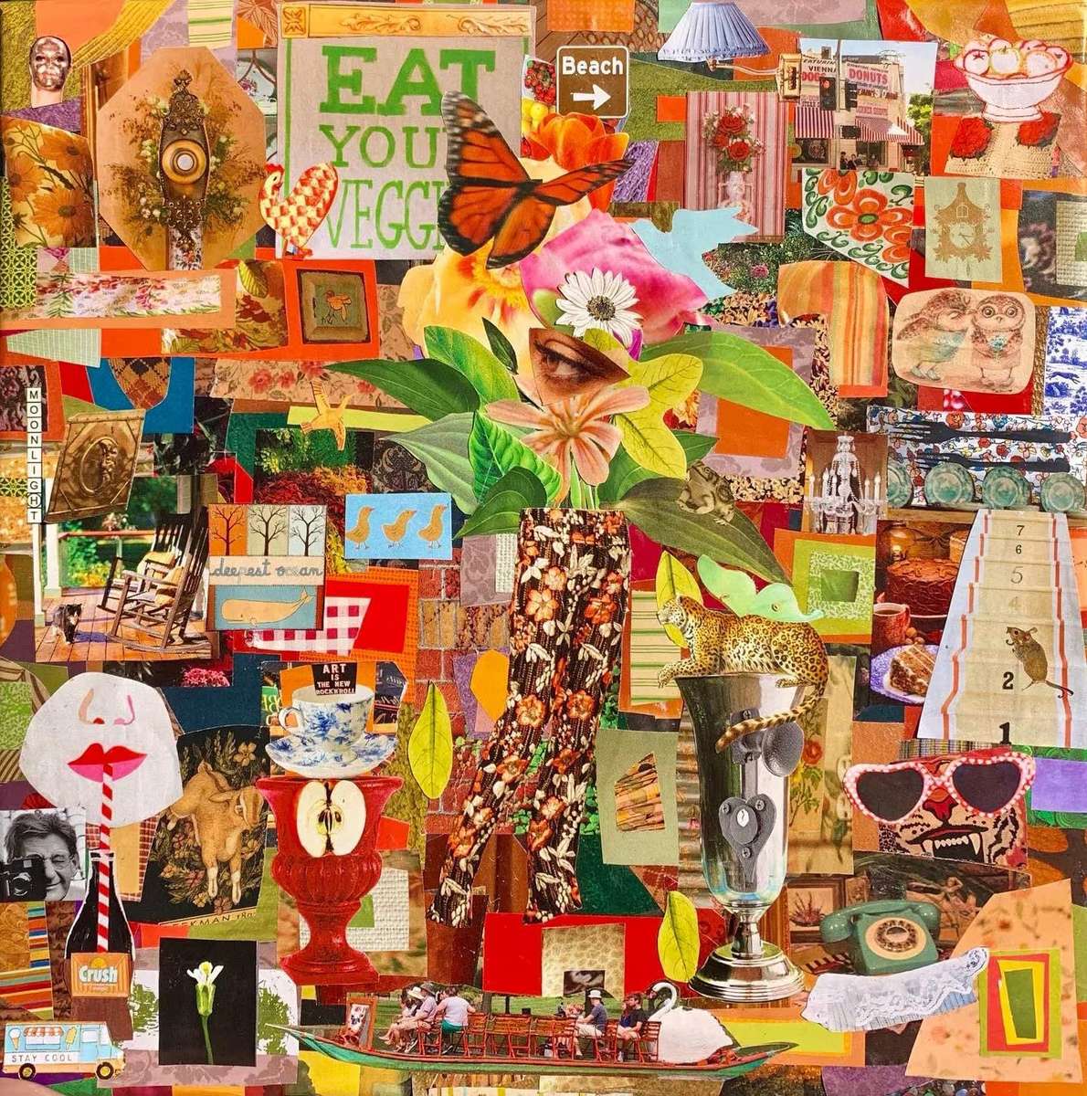 Collage Therapy puzzle online from photo