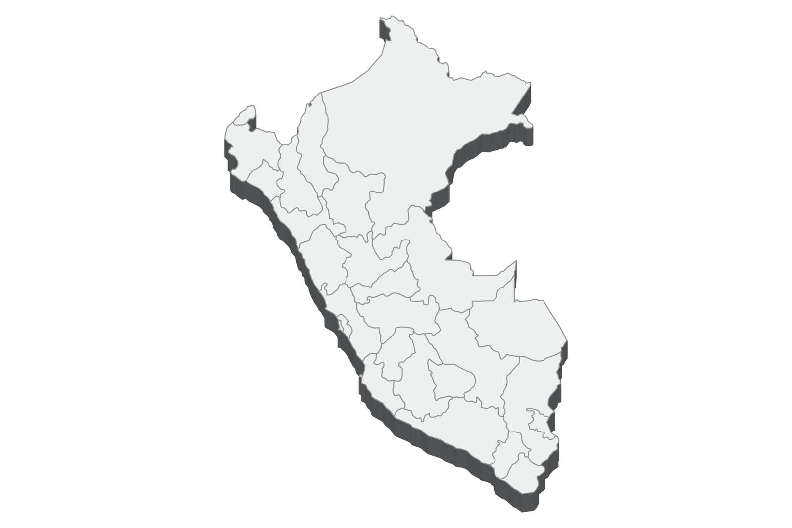 Mapa de Perú rompecabezas en línea