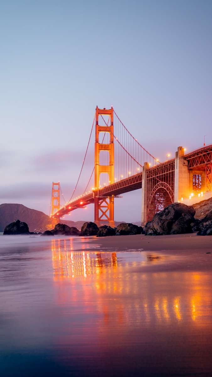 Brücke in Kalifornien MI m Online-Puzzle vom Foto
