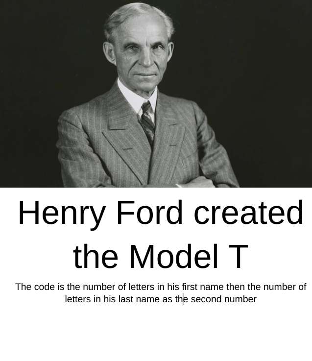 Henry Ford-puzzel online puzzel
