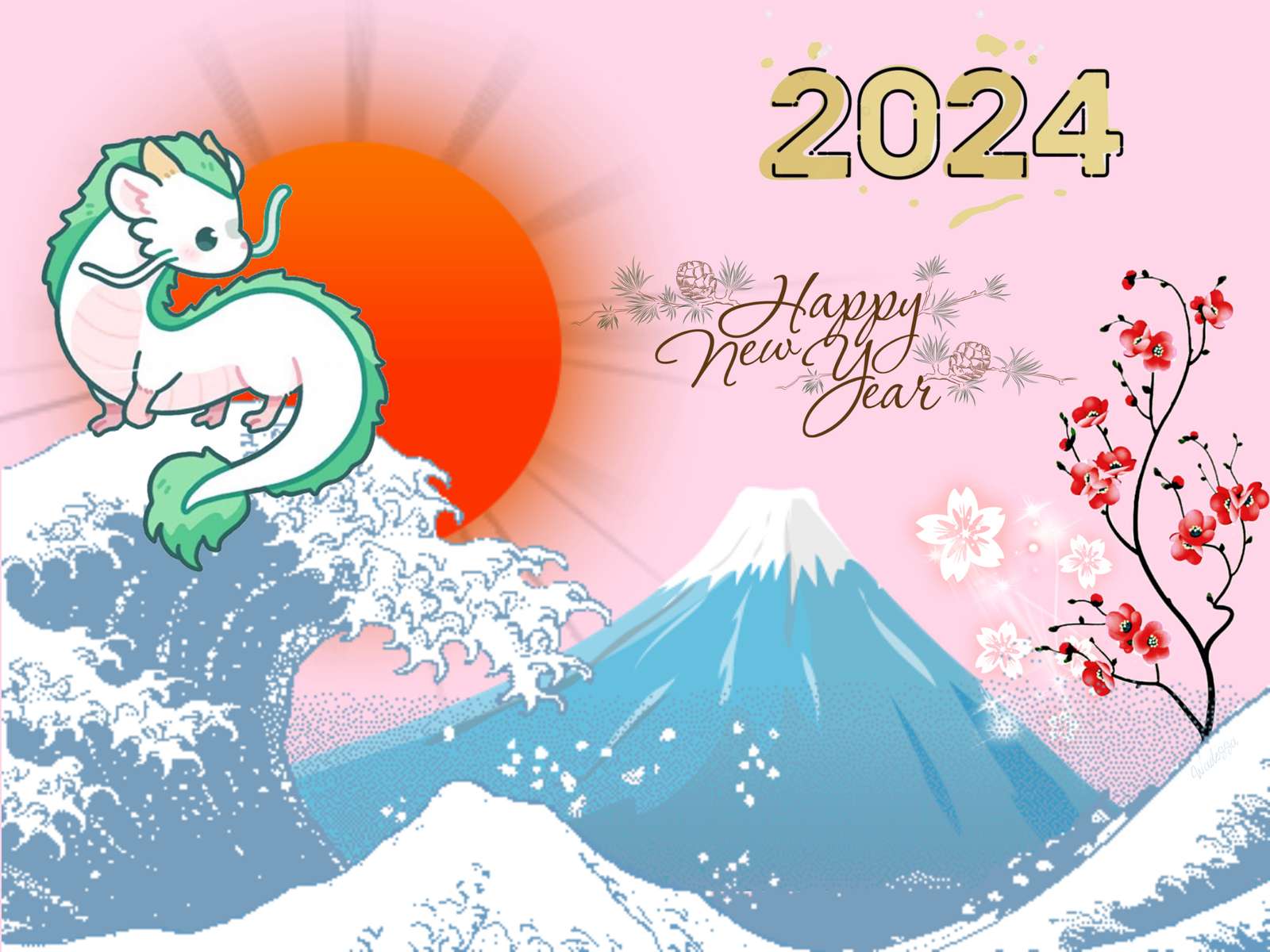 2024 greetings online puzzle