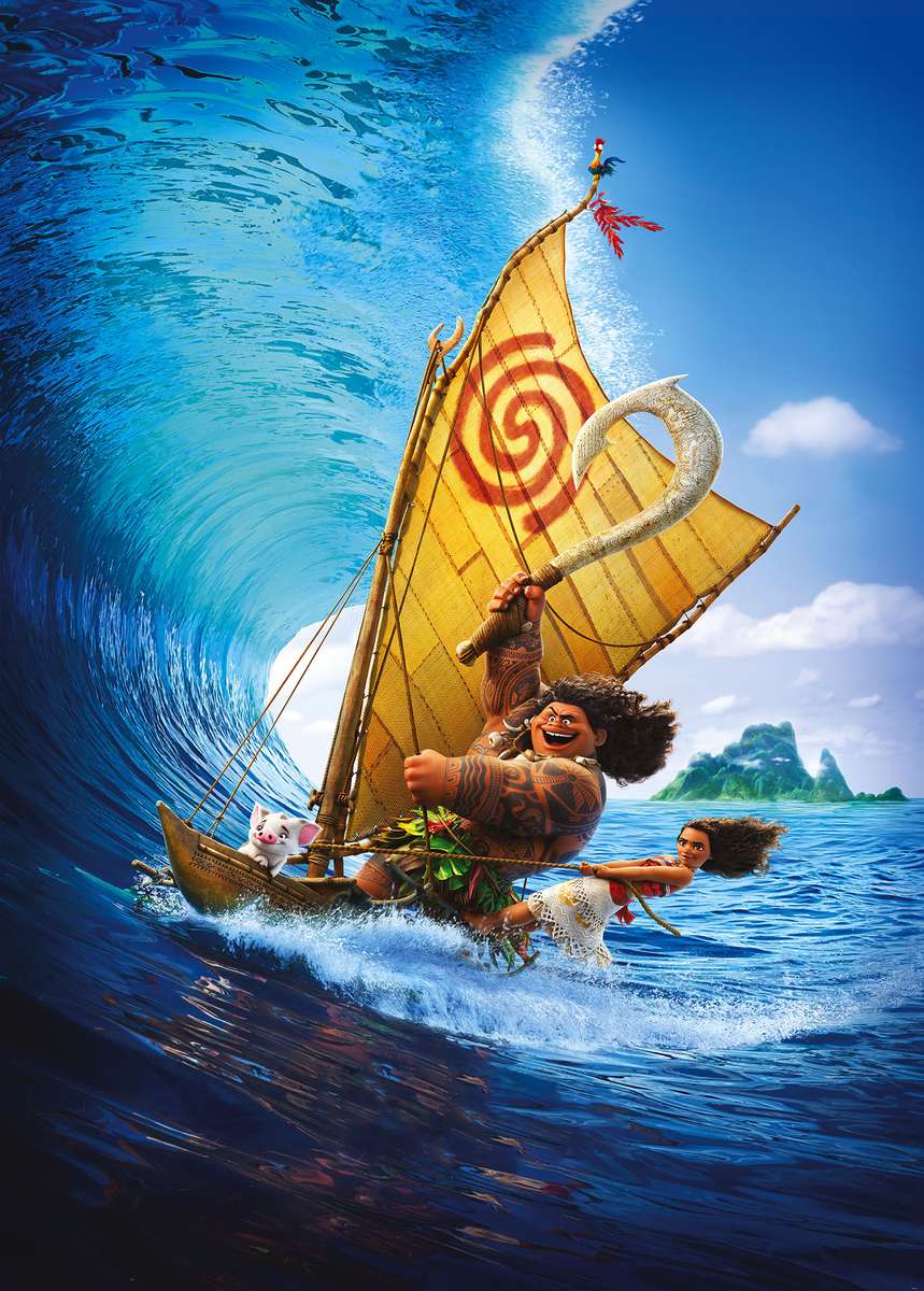 Moana båt Pussel online