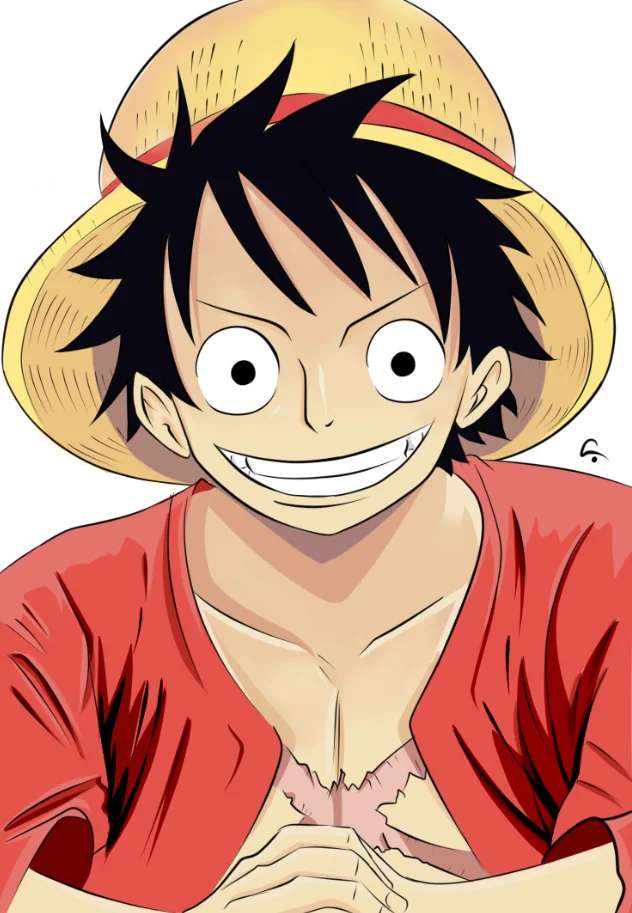 Opice Luffy puzzle online z fotografie