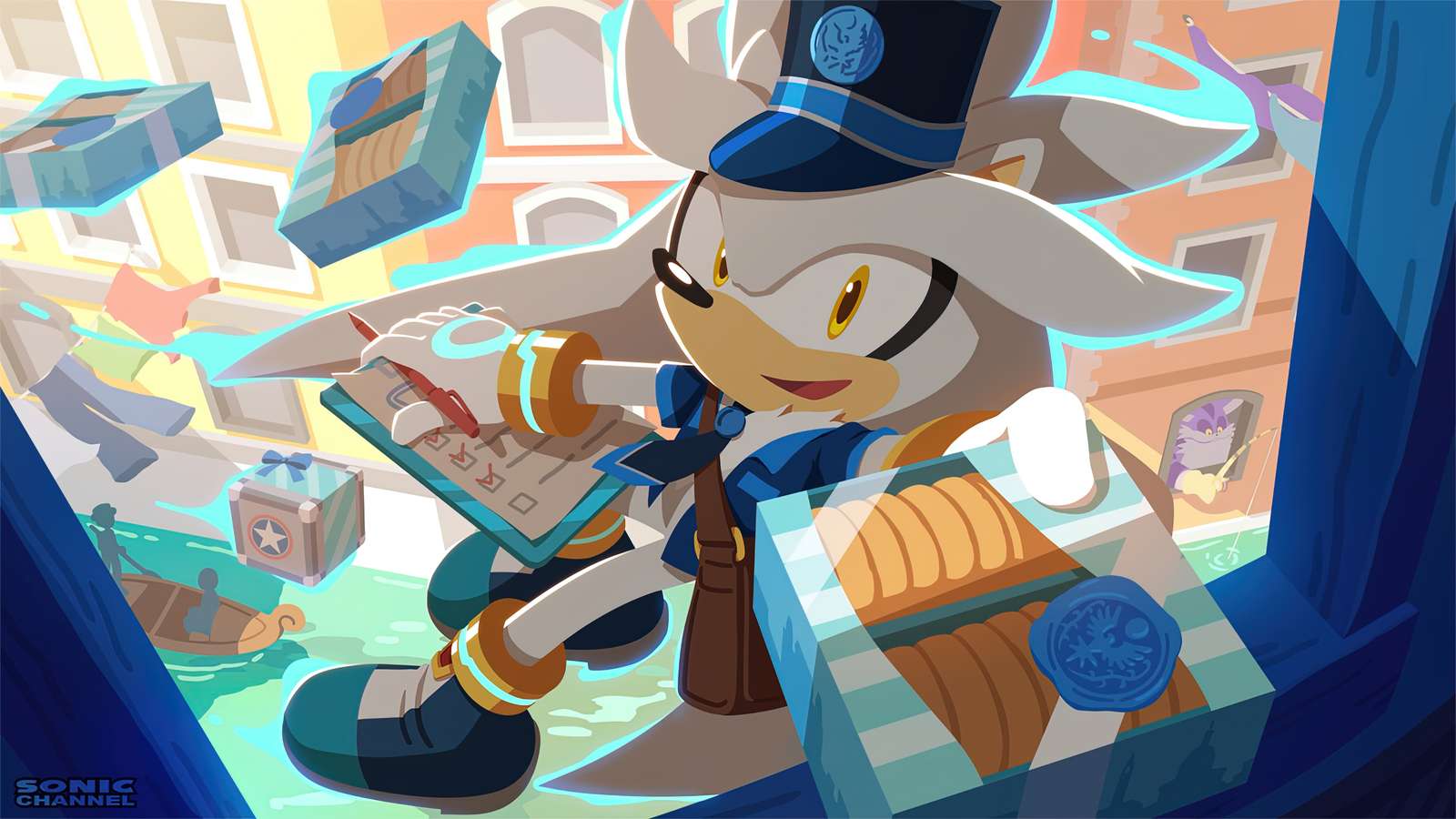 Silver the Hedgehog online puzzle