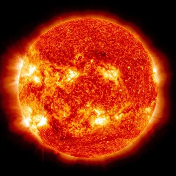 sol en el centro del sistema solar puzzle online a partir de foto