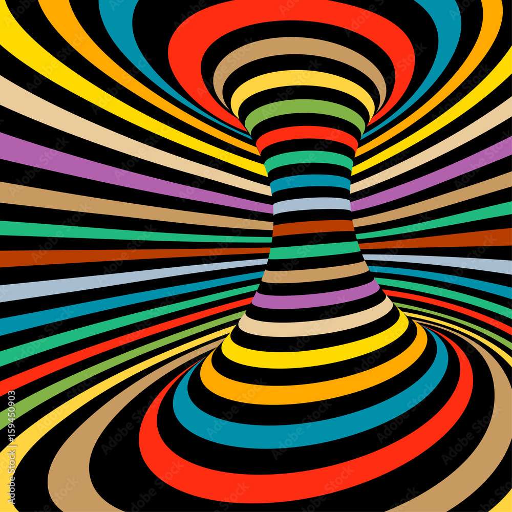 Arte loco de ilusión óptica rompecabezas en línea