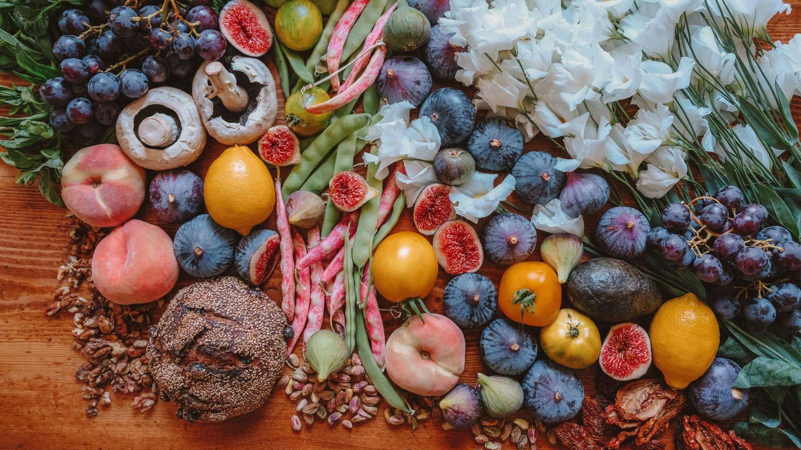 Alimente și fructe puzzle online din fotografie