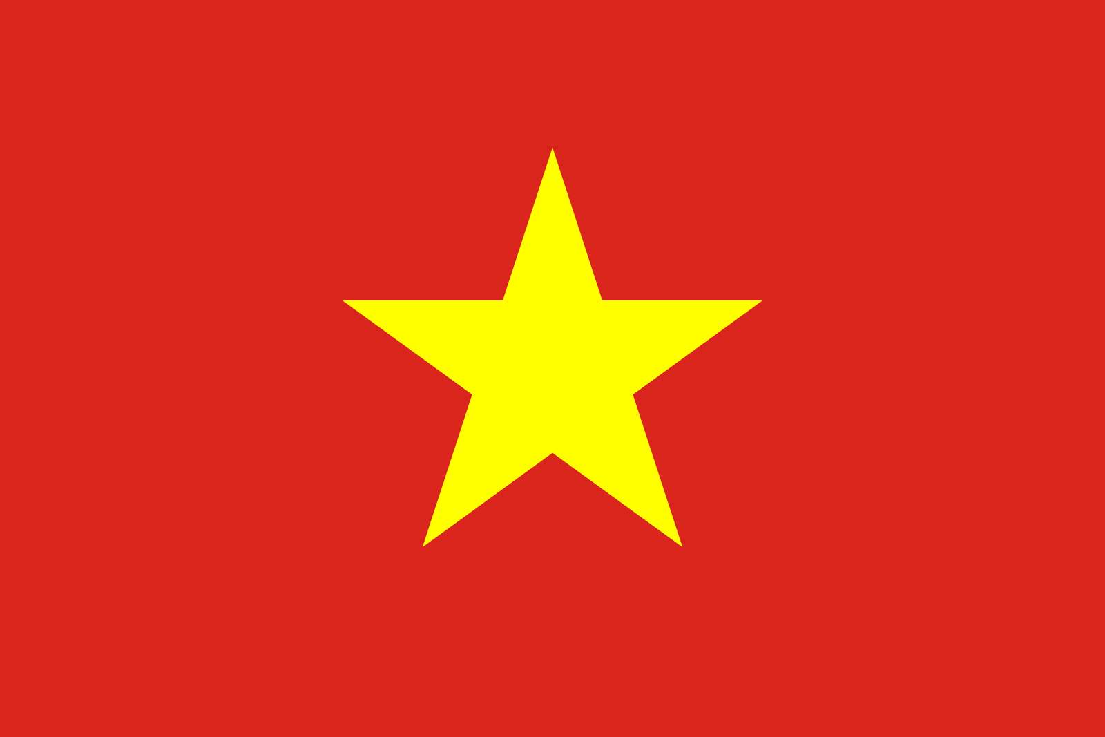 ベトナムの国旗 オンラインパズル