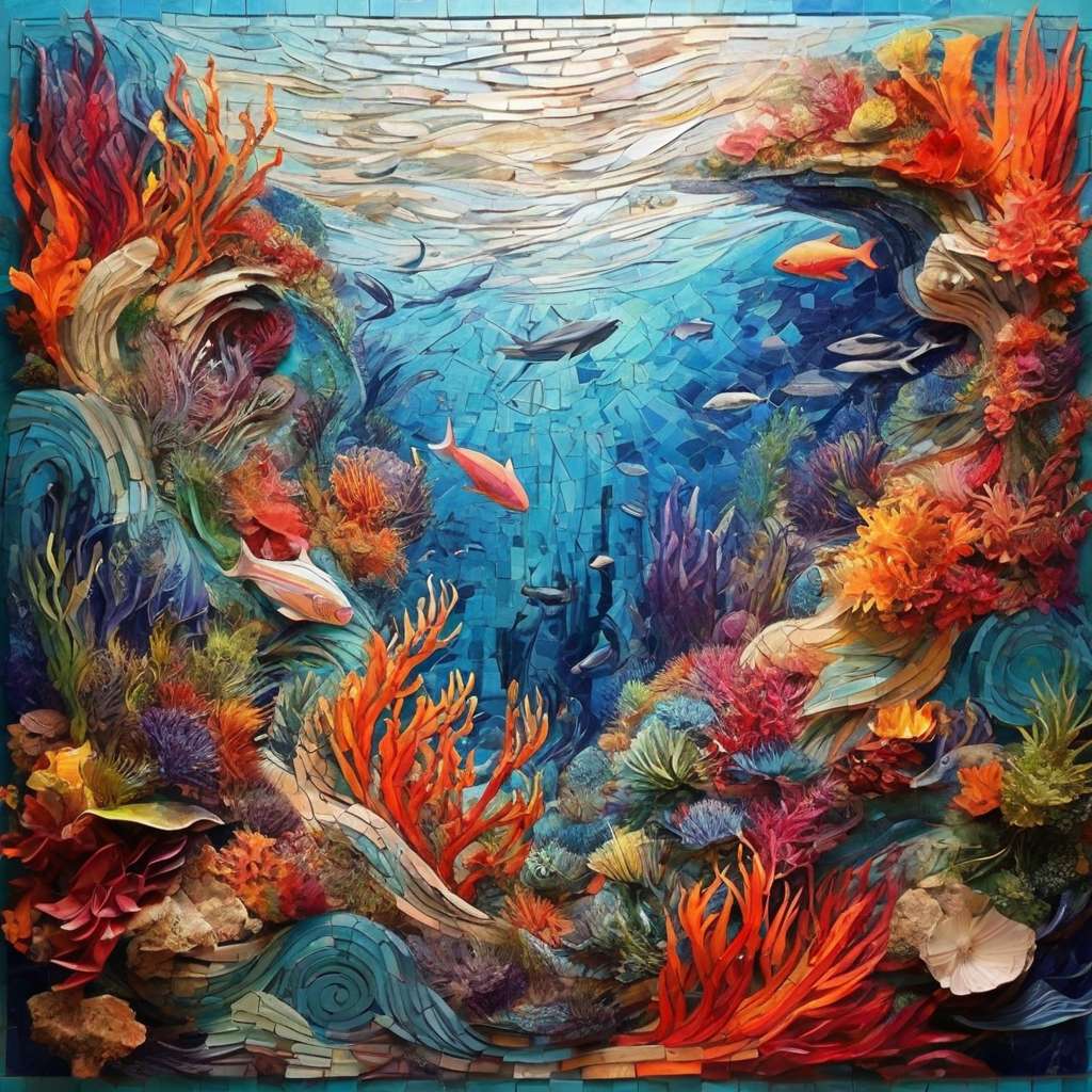 Oceano della vita marina puzzle online da foto