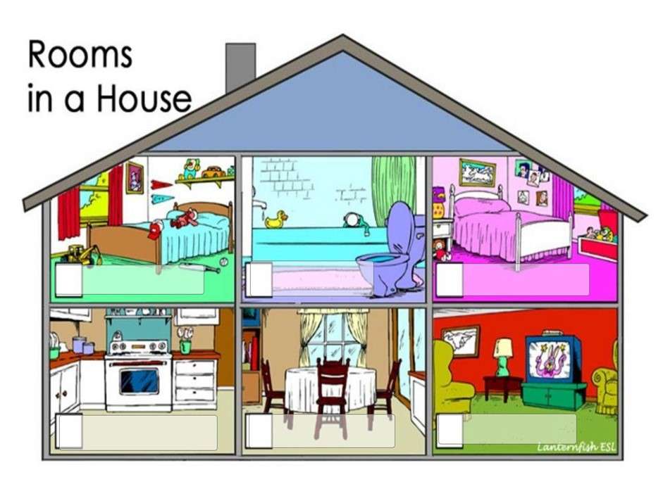 Rooms in a House puzzle online from photo