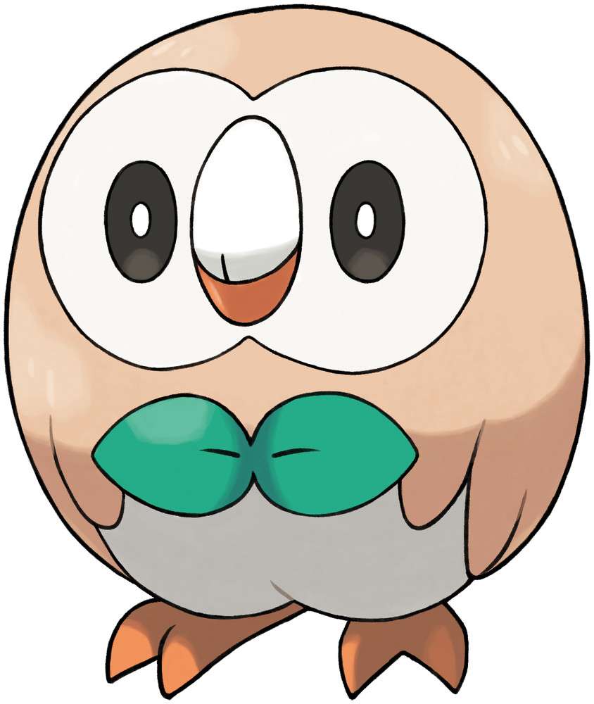 pokemon rowlet puzzle online from photo