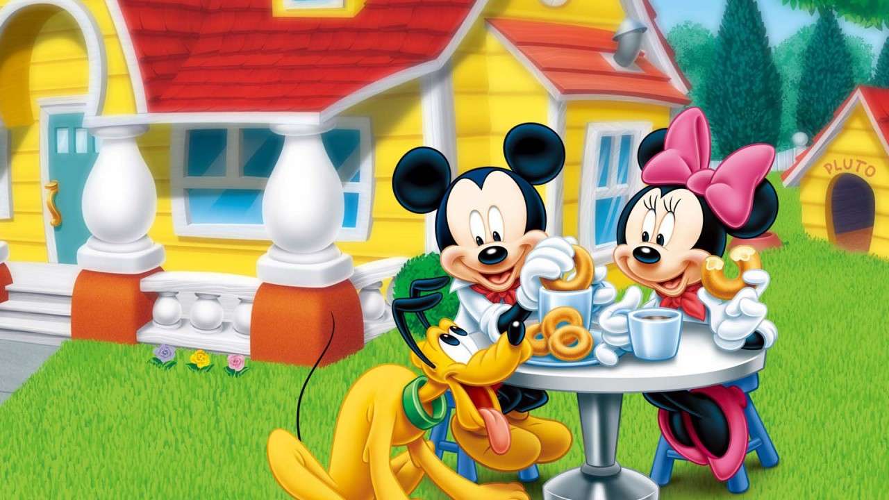 Micky Mouse online puzzle
