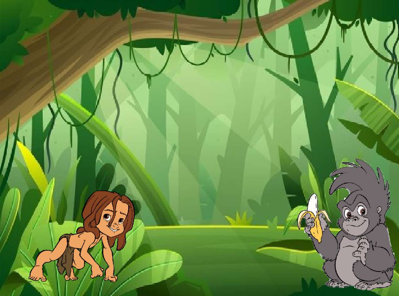 Tarzanspiel Online-Puzzle