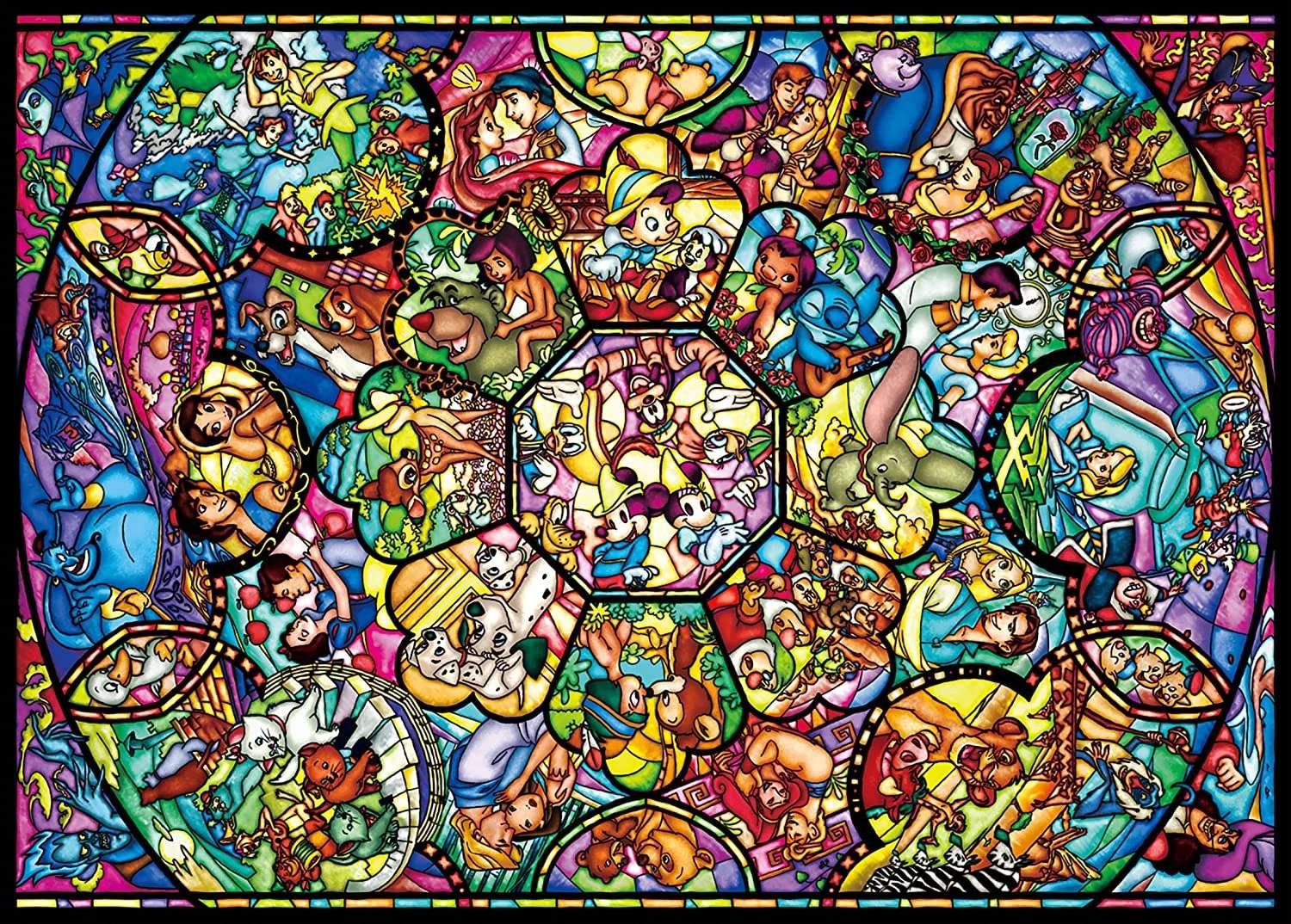 Stain glass online puzzle