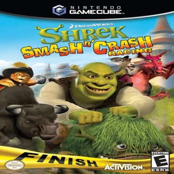 Shrek Smash Crash Racing онлайн пъзел от снимка