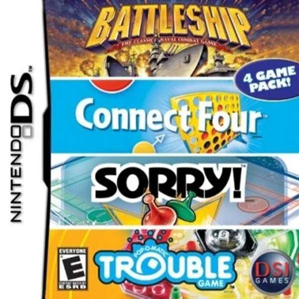 Battleship Connect Four Sorry Trouble puzzle online fotóról