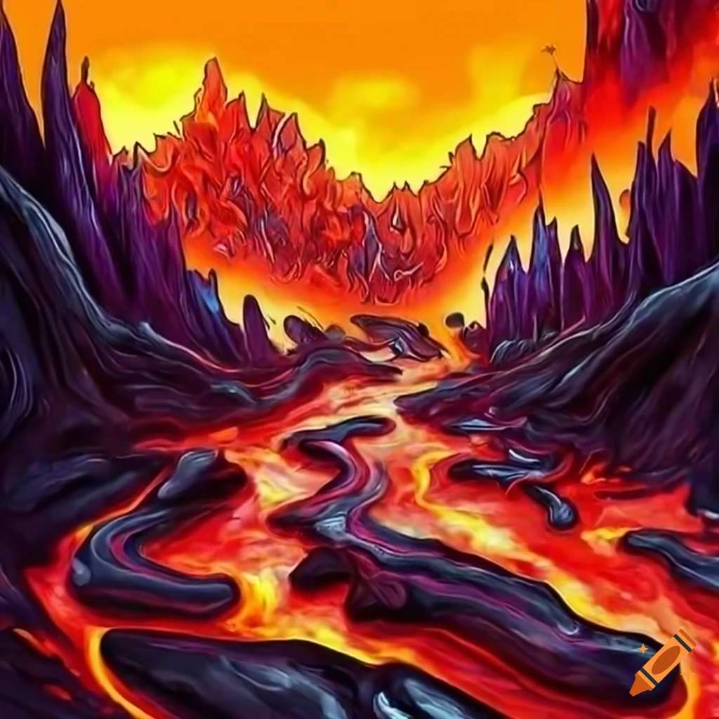 Lava Land puzzle online from photo