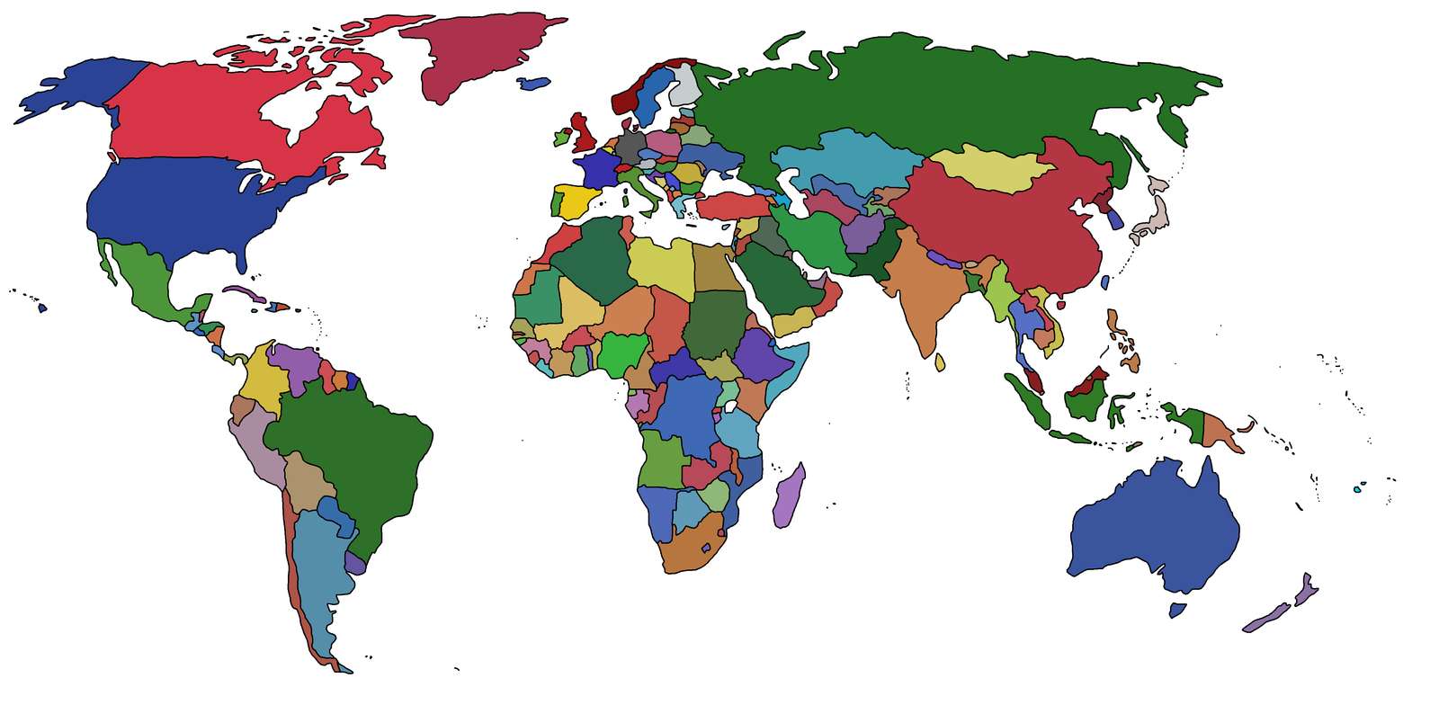 world color online puzzle