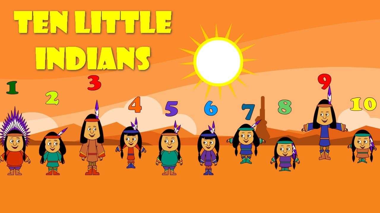 De kleine indianen puzzel online van foto