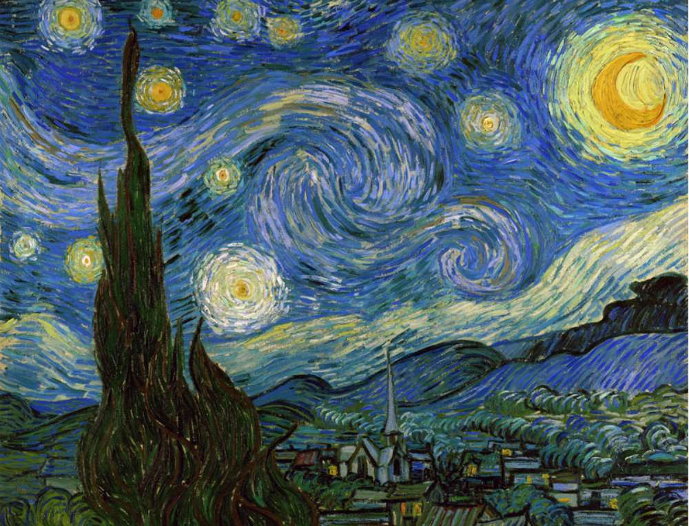 Starry Night online puzzle