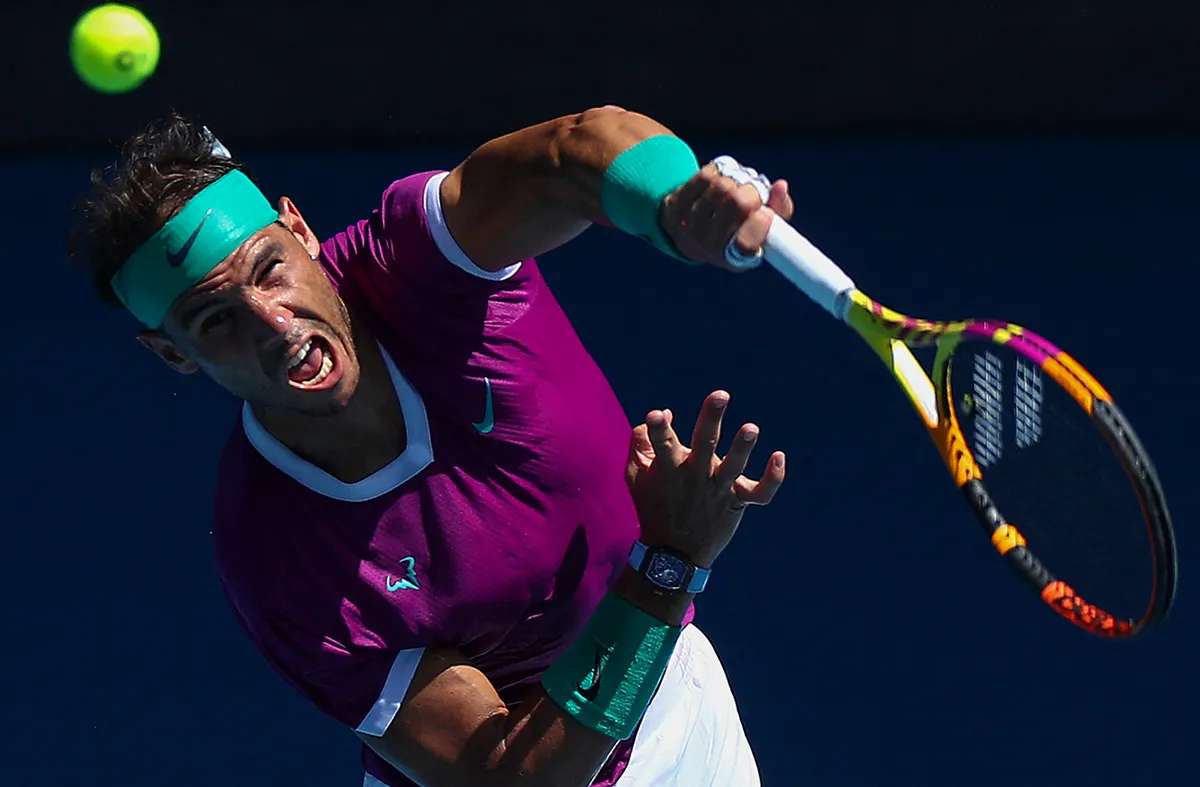 Rafa Nadal är en deportista pussel online från foto