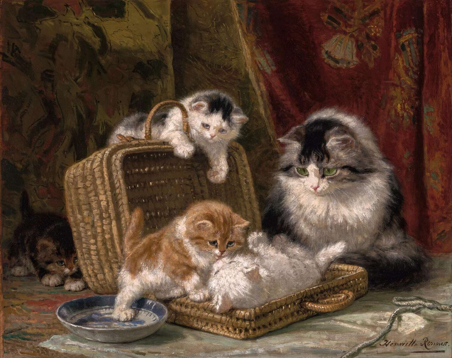 cats in a basket online puzzle