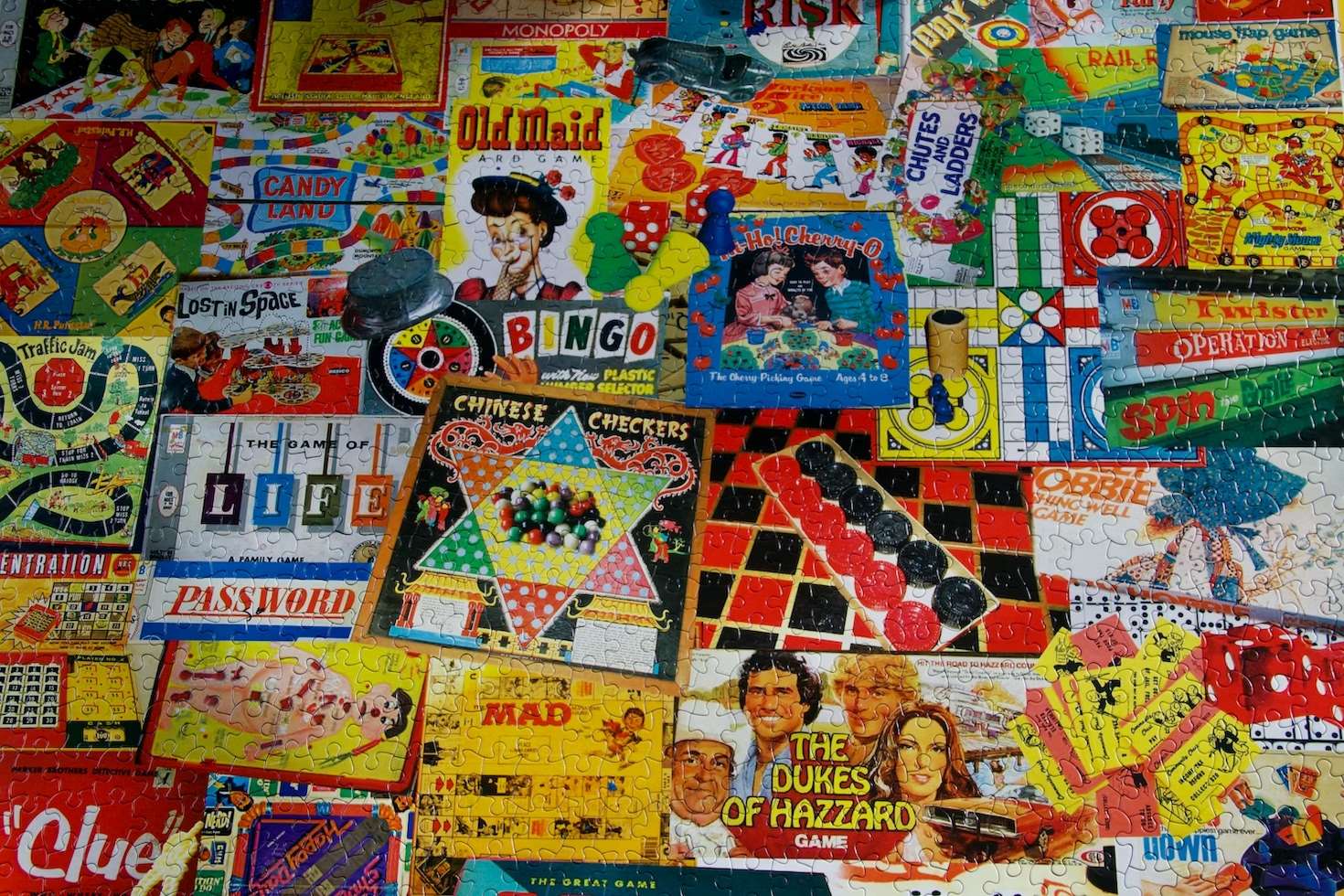 Jocuri de masă retro puzzle online