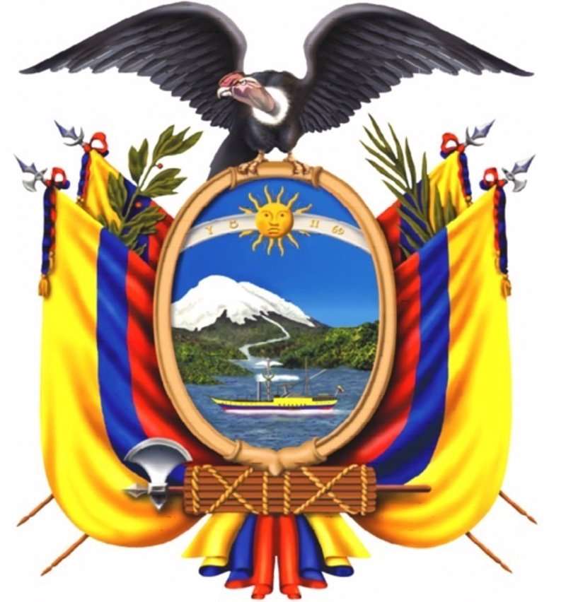 Coat of arms of Ecuador puzzle online from photo