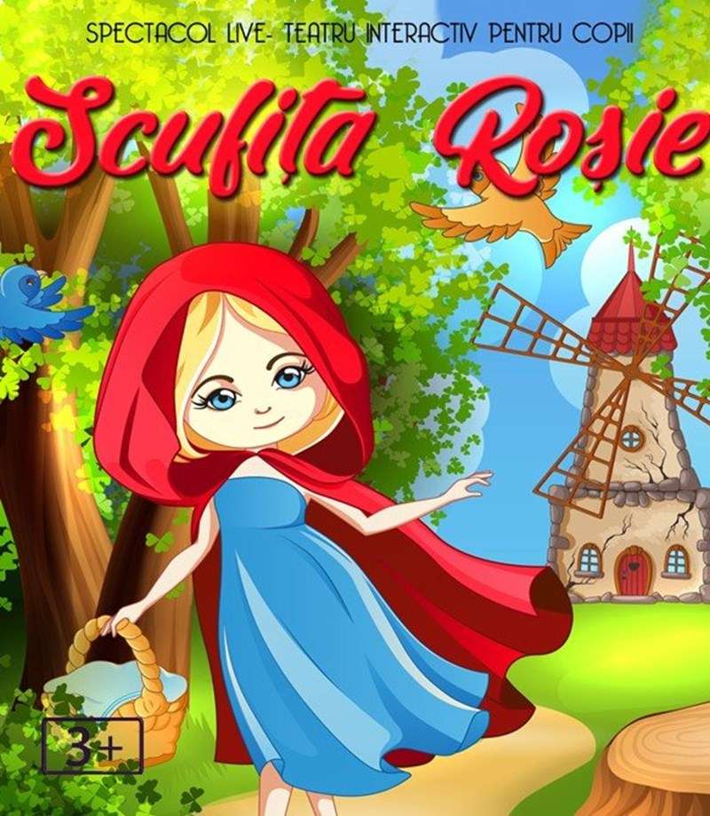 scufita rosie puzzle online from photo