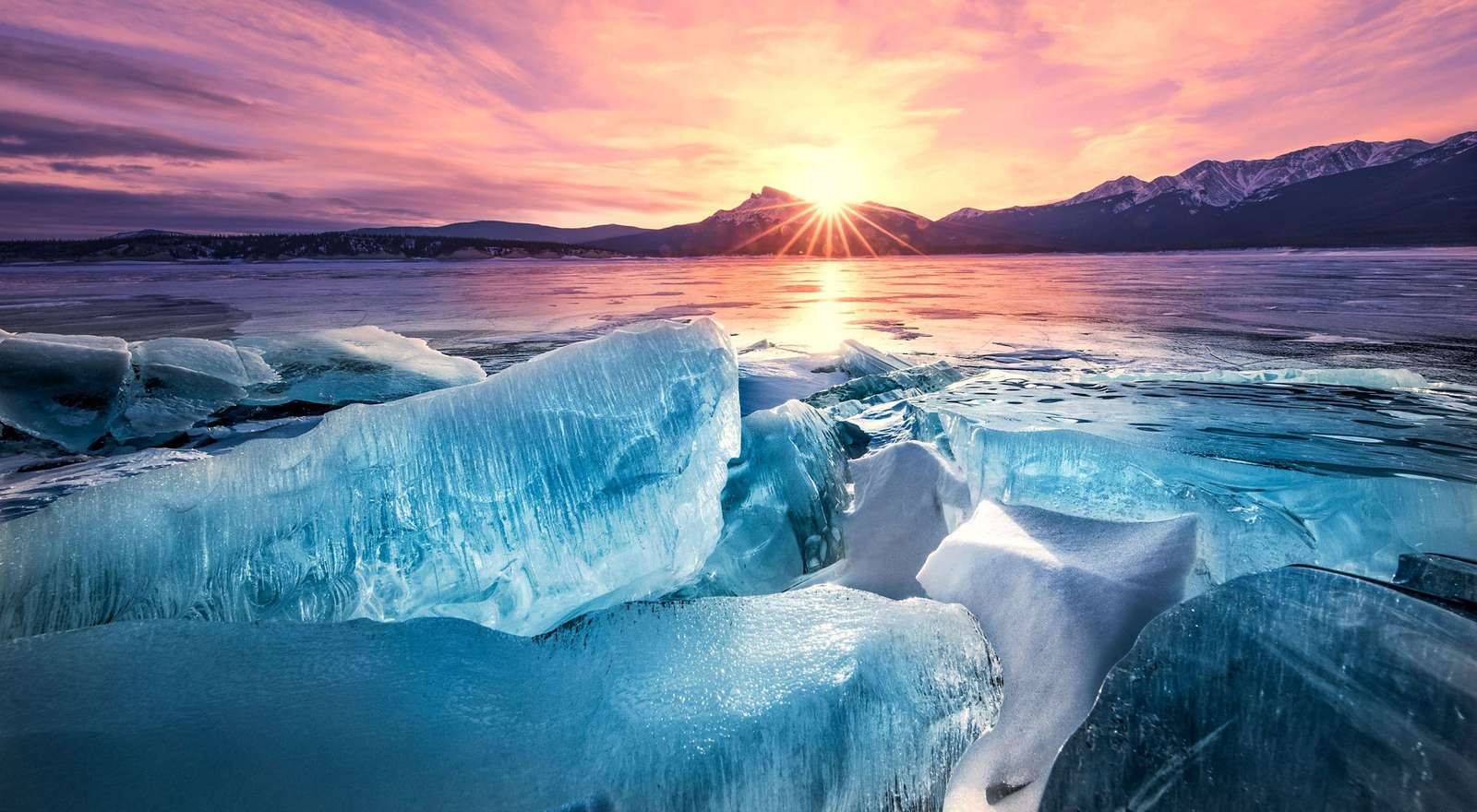 Vinterlandskap pussel online från foto
