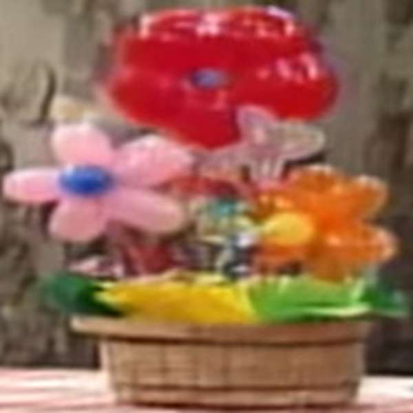 Blomma ballong pussel online från foto