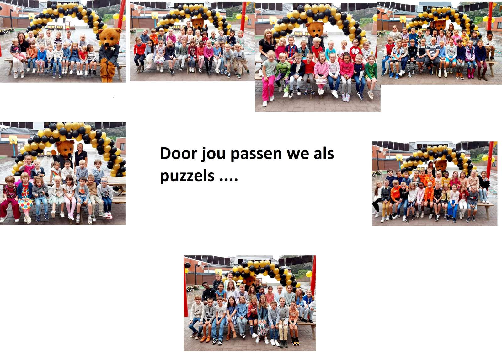 Test school puzzle online from photo