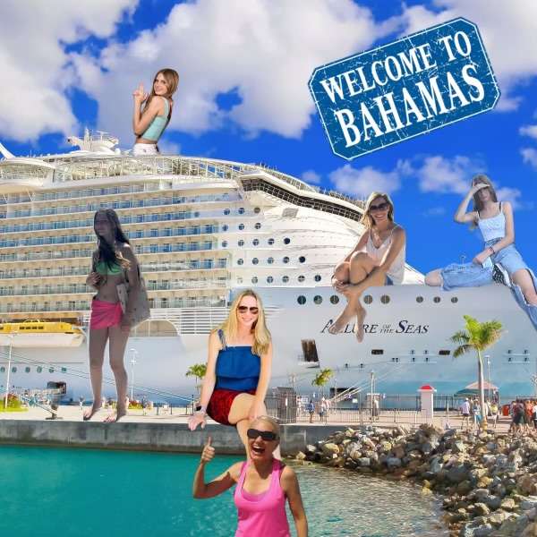 Welcome to Bahamas puzzle online from photo
