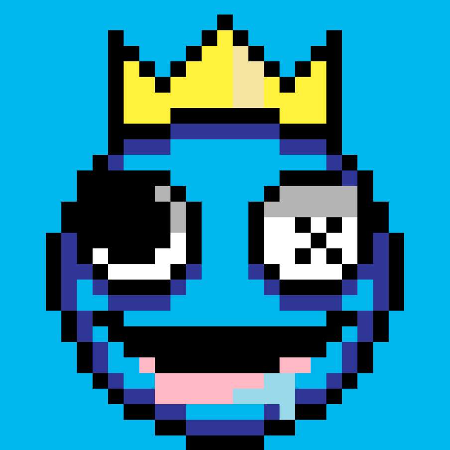 blue from rainbow freinds online puzzle