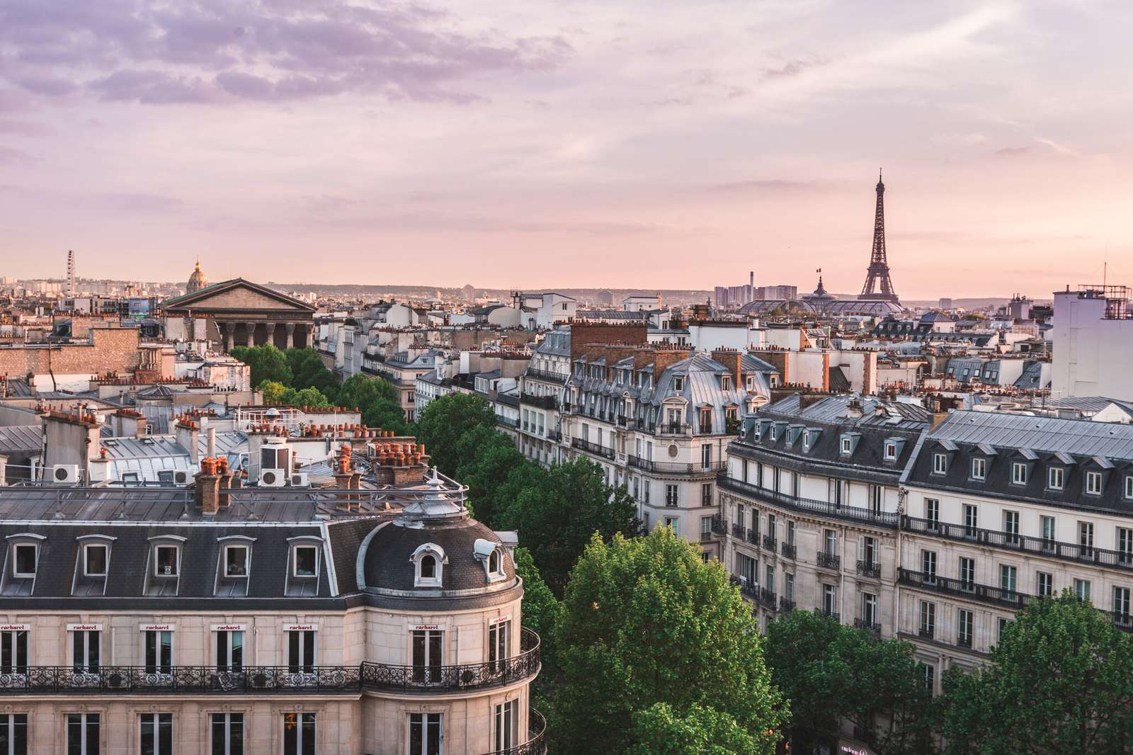 Paris stad pussel online från foto