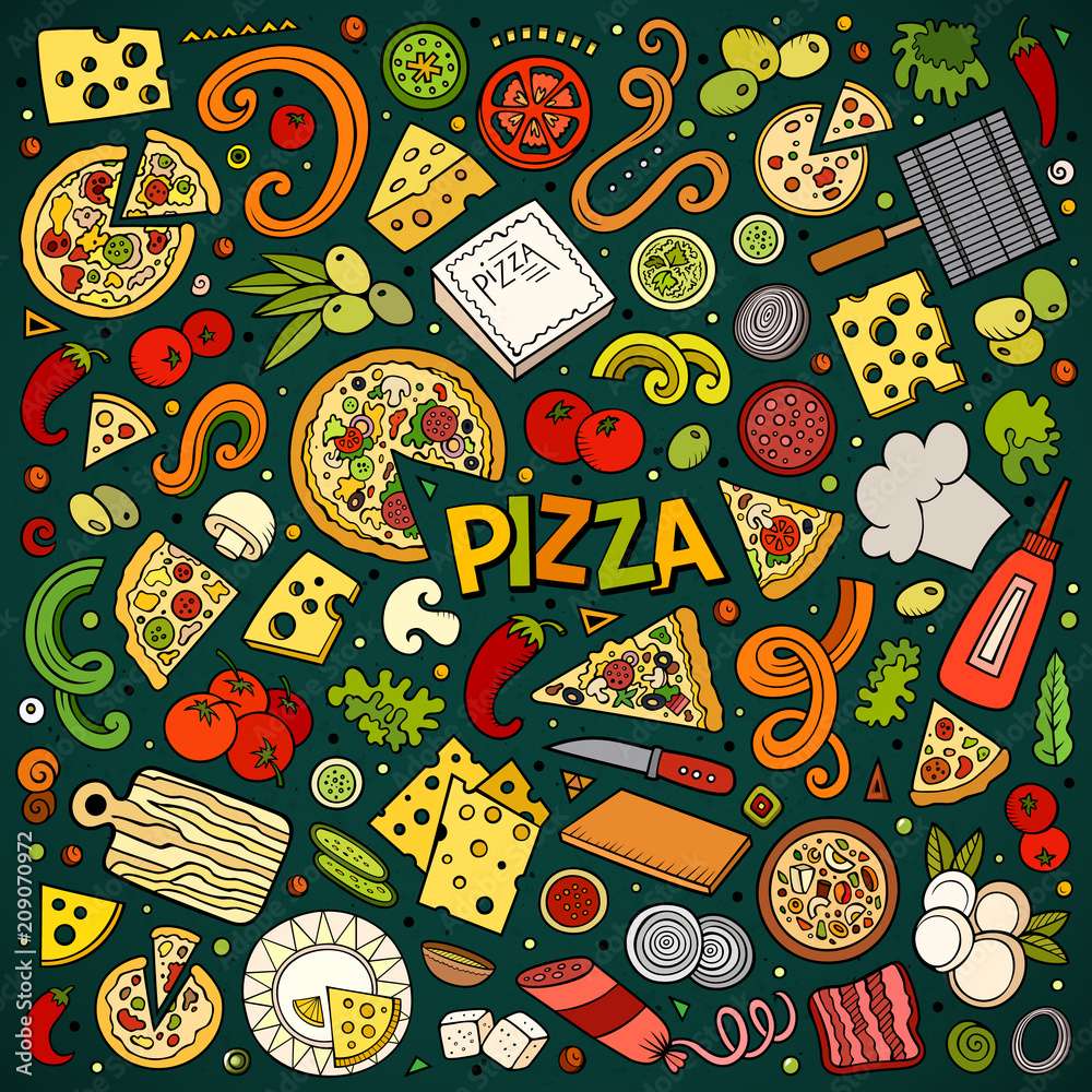 Morceaux de pizza puzzle en ligne