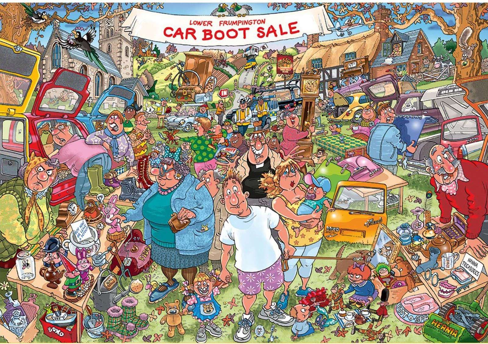 A venda de malas de carro puzzle online