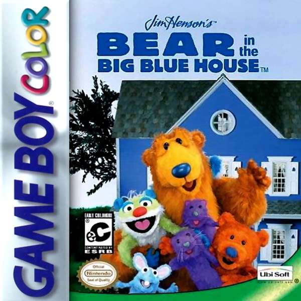 Bear Big Blue House παζλ online από φωτογραφία