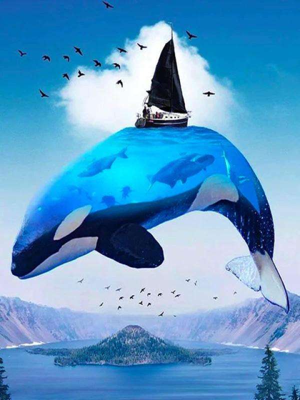 delfin zburător puzzle online