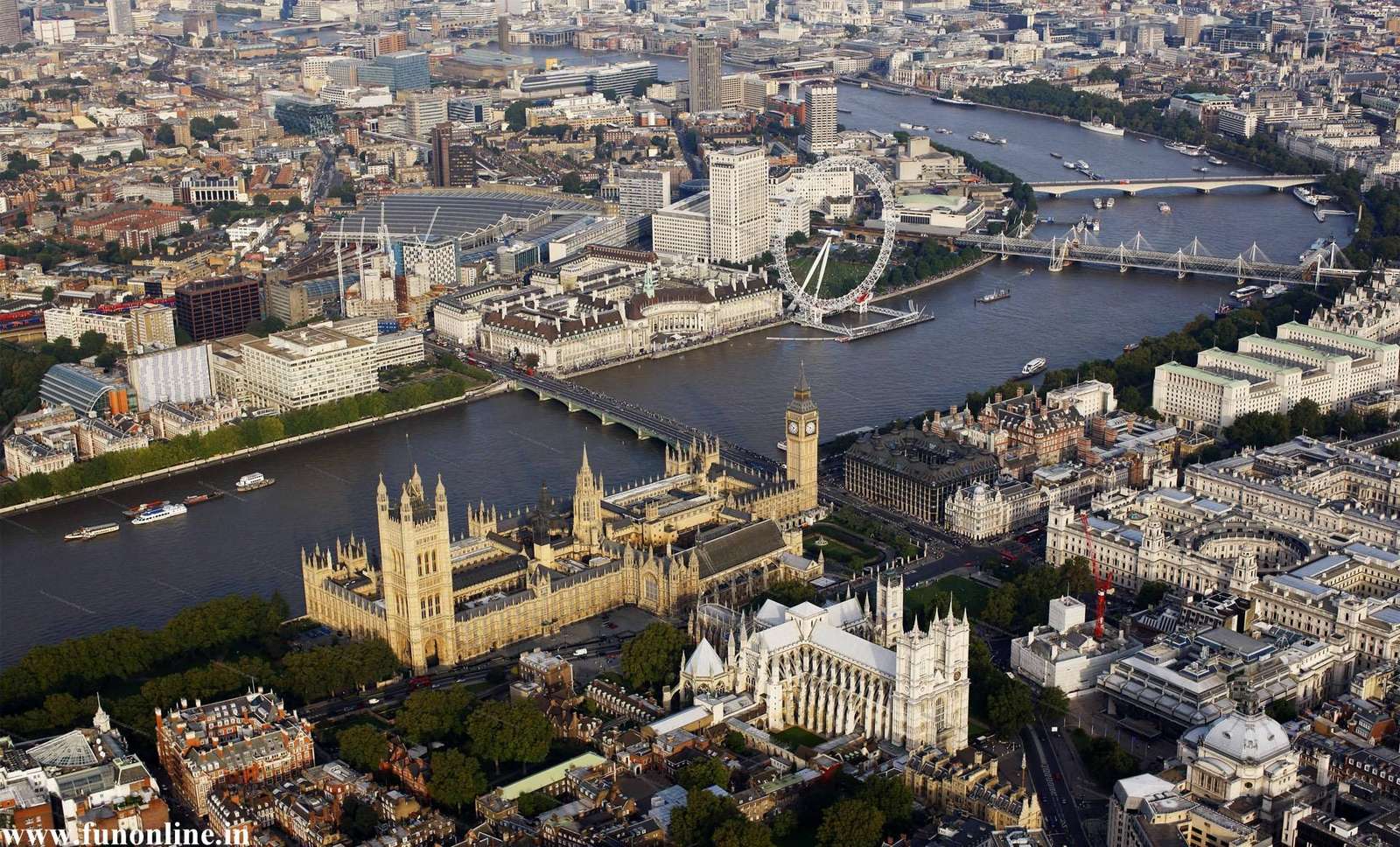 Vedere Aeriană a Londrei puzzle online