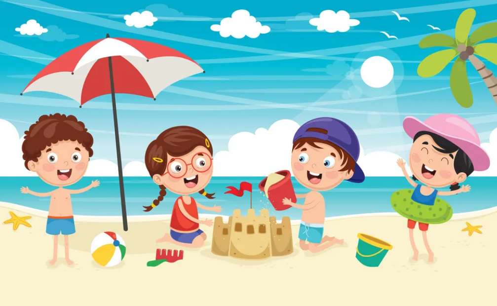 in spiaggia puzzle online