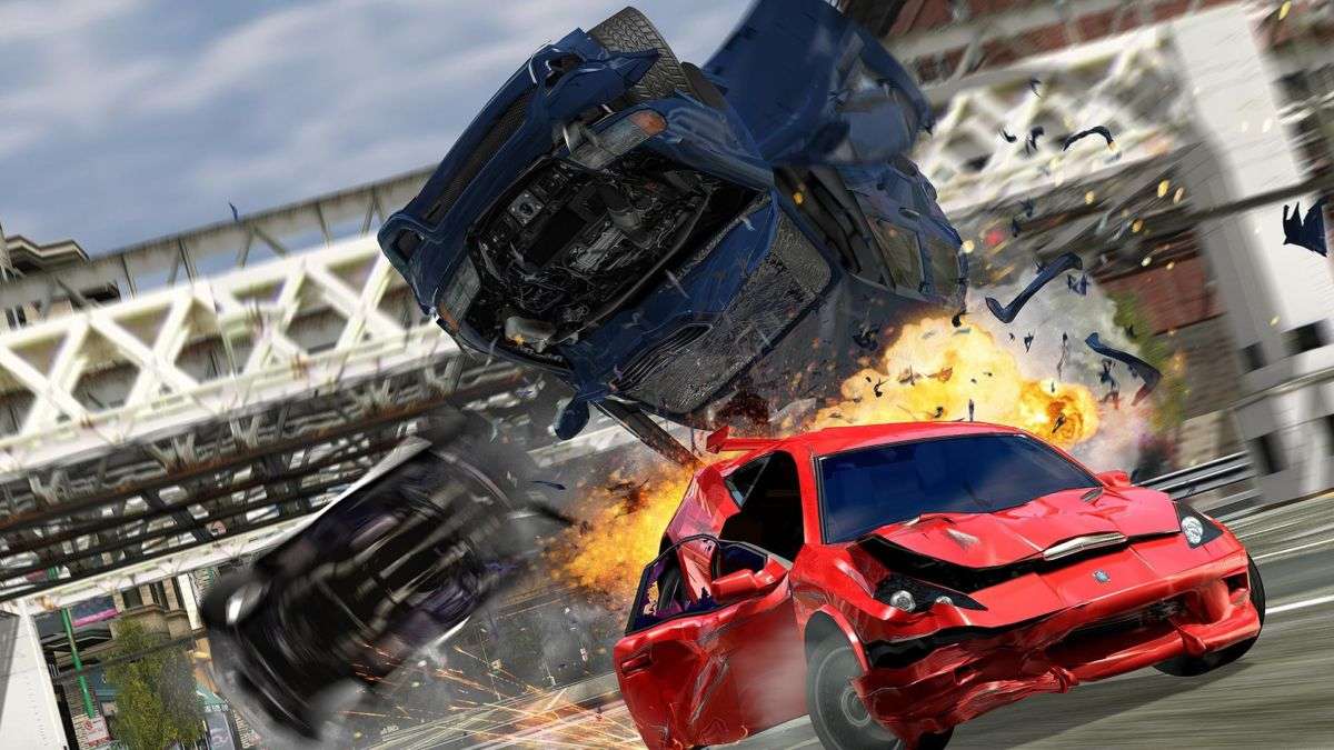 Burnout 3 puzzle online from photo