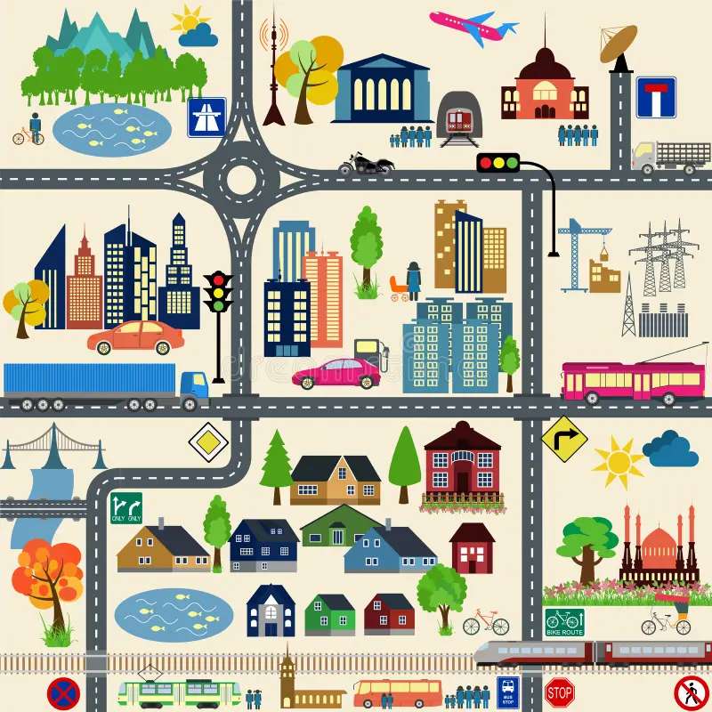 Stad Stad puzzel online van foto