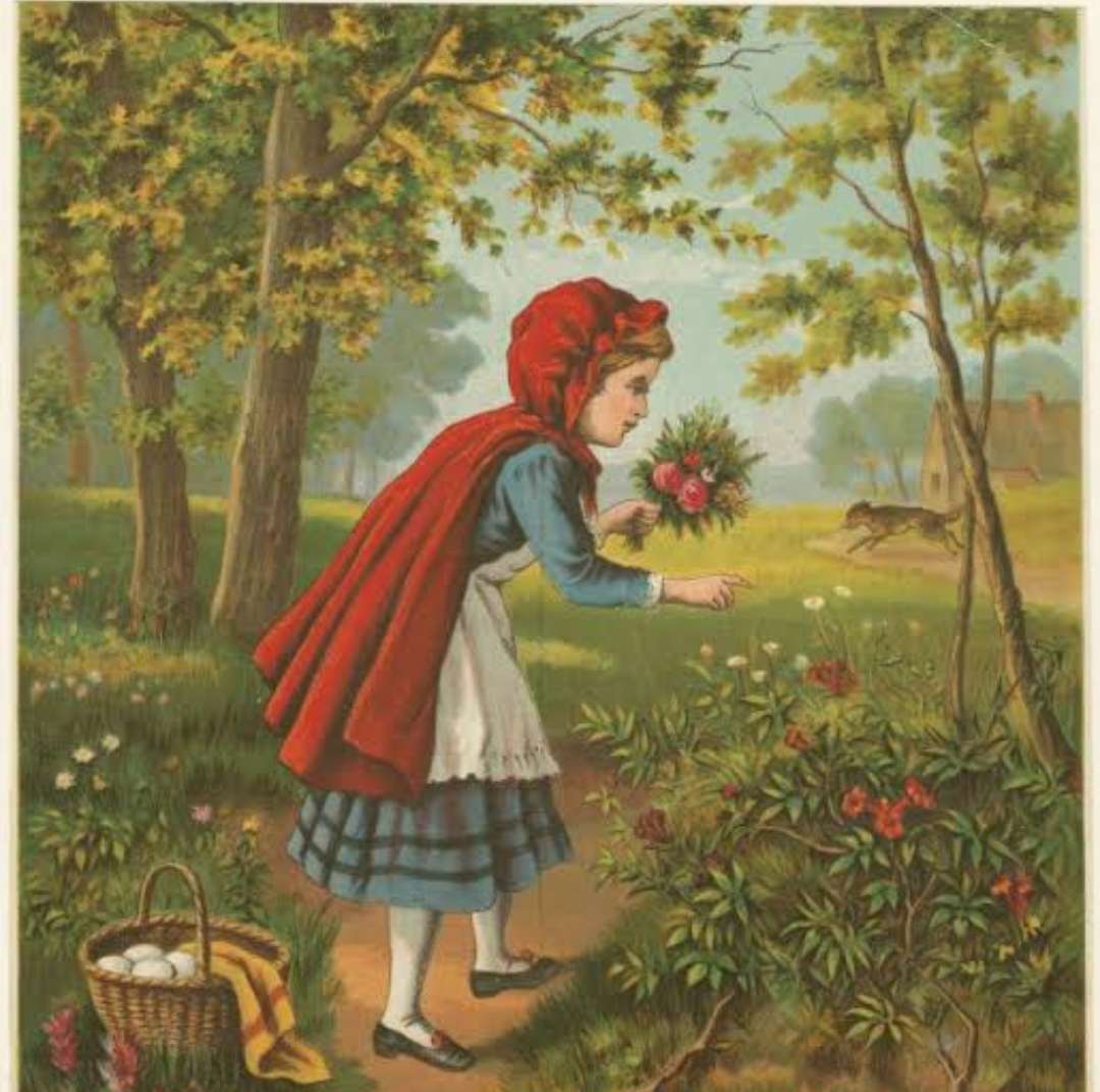 Little Red Riding Hood puzzle online from photo