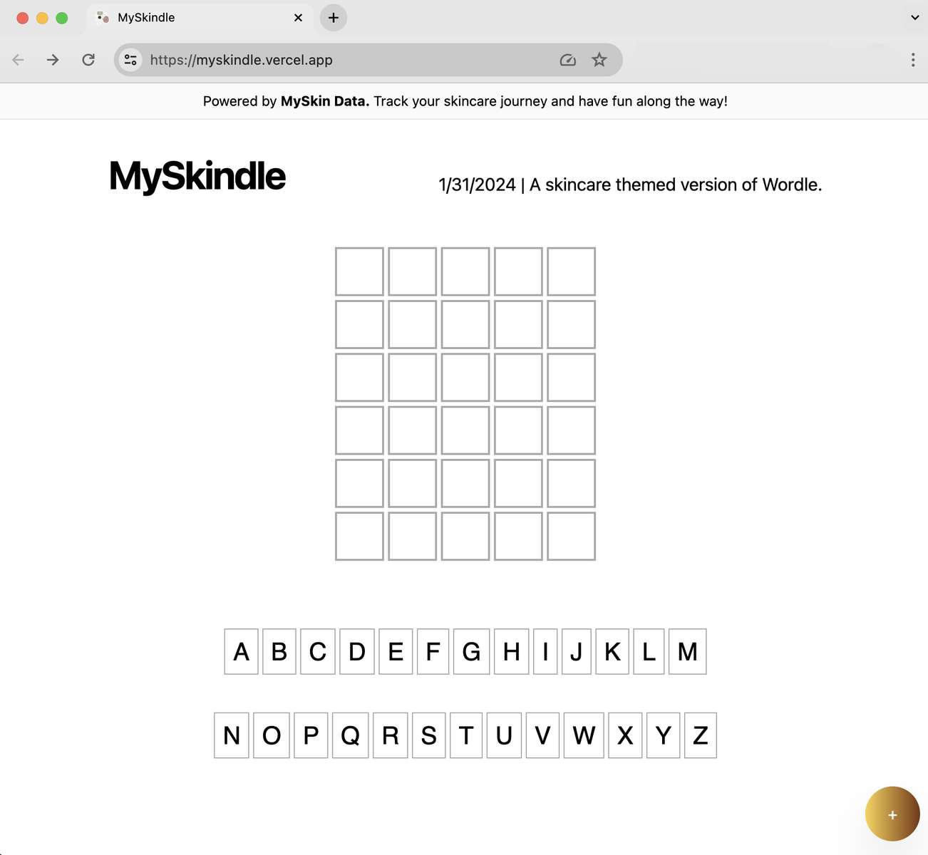 MySkindle online puzzle