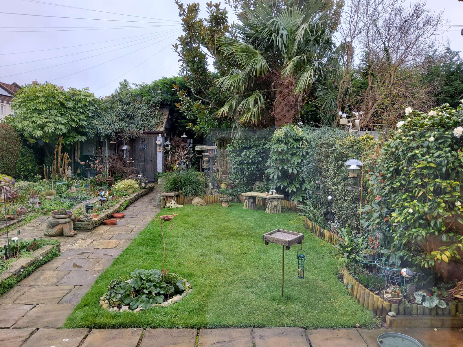 Zahrada v Bristolu ve Velké Británii online puzzle